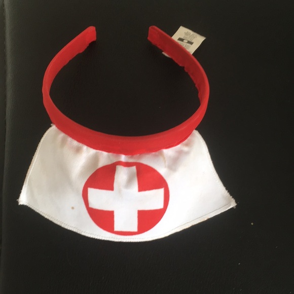 Nurse's Headband - Red & White, One Size - Picture 3 of 8